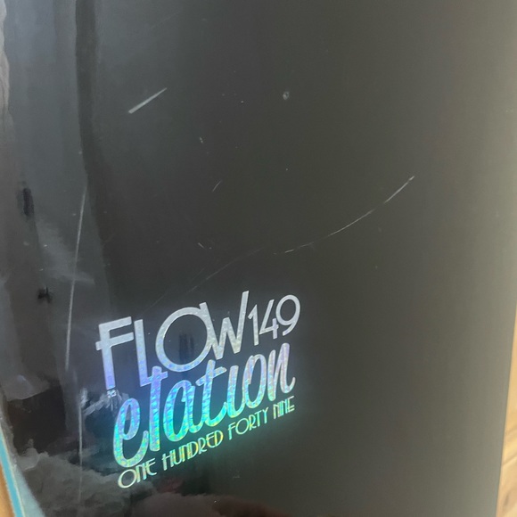 149 Flow Snowboard with Burton Bindings - Picture 5 of 10